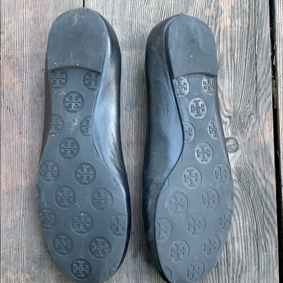 Tory Burch black flats size 7 - Picture 5 of 6